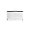 James Martin Vanities Athens 60in Single Vanity, Glossy White w/ 3 CM Charcoal Soapstone Quartz Top E645-V60S-GW-3CSP - alternate 1